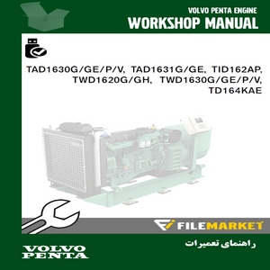 راهنمای تعميرات موتور ولوو پنتا مدل TAD1630G/GE/P/V,TAD1631G/GE